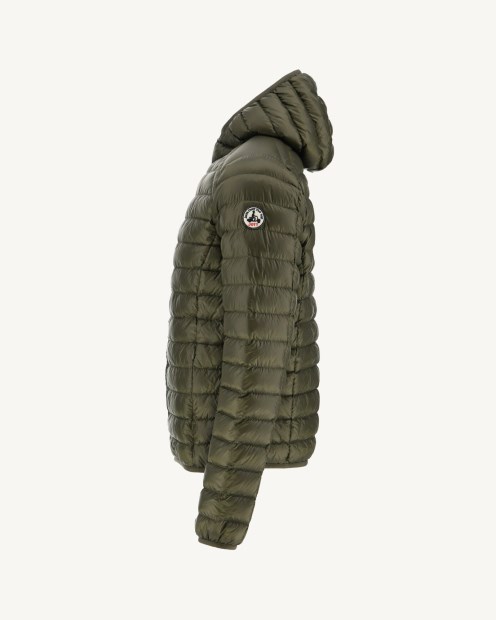 Chaqueta Ligera Con Capucha Ejército Nico Jott