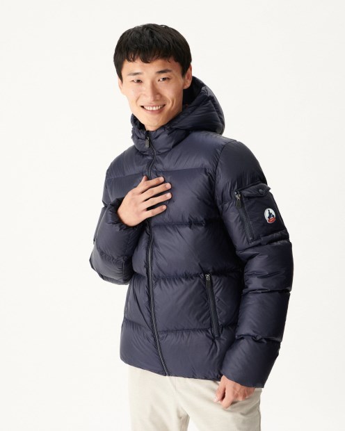 Chaqueta De Plumón Con Capucha Para Frío Extremo Marino Java Jott