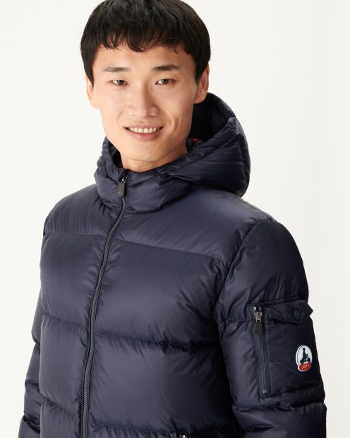 Chaqueta De Plumón Con Capucha Para Frío Extremo Marino Java Jott