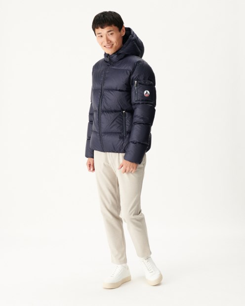 Chaqueta De Plumón Con Capucha Para Frío Extremo Marino Java Jott