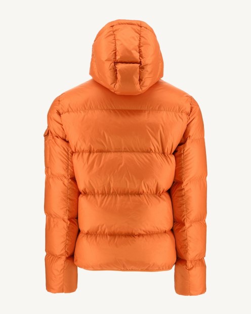 Chaqueta De Plumón Con Capucha Naranja Para Frío Extremo Java Jott