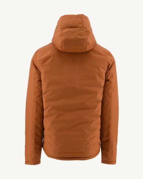 Chaqueta Acolchada Reversible Con Capucha Caramelo/moutarde Bergen Jott