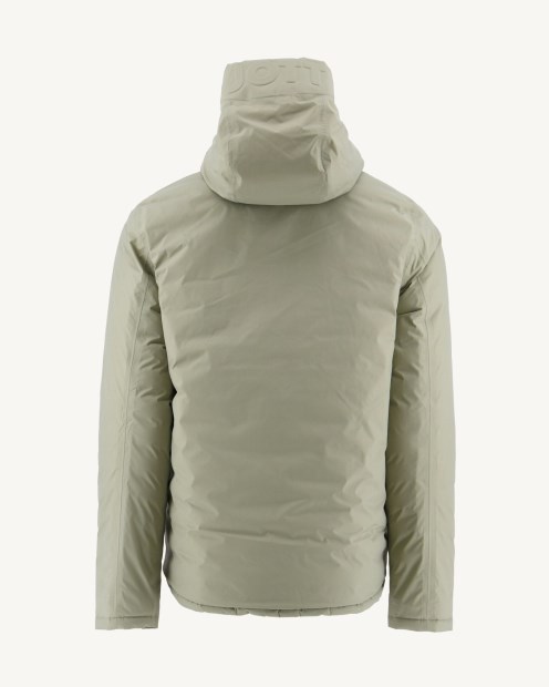 Chaqueta Acolchada Reversible Sauge/army Con Capucha Bergen Jott
