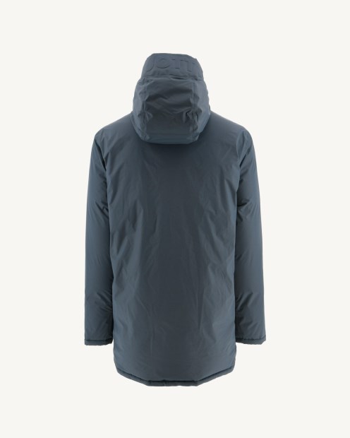 Plumífero Reversible Con Capucha Azul/marino Extremo Frío Toronto Jott