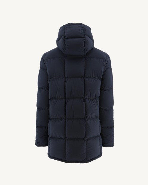 Plumífero Reversible Con Capucha Azul/marino Extremo Frío Toronto Jott