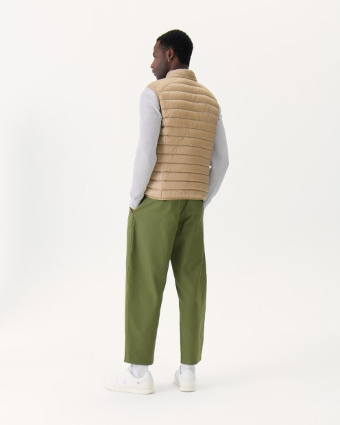 Plumífero Sin Mangas Beige Tom Jott