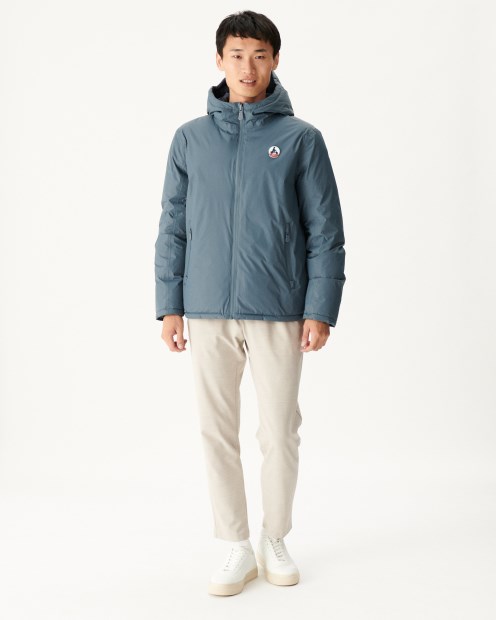 Plumífero Reversible Con Capucha Para Frío Extremo Azul/marino Aspen Jott