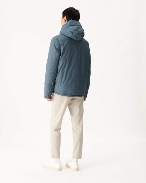 Plumífero Reversible Con Capucha Para Frío Extremo Azul/marino Aspen Jott