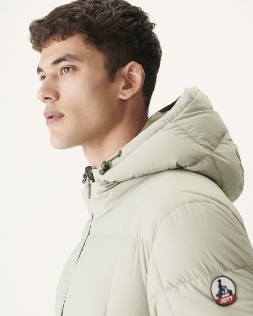 Jott Army/sauge Chaqueta De Plumón Reversible Con Capucha Para Frío Extremo Jacket Aspen