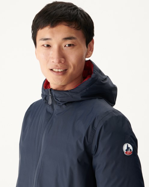 Chaqueta Acolchada Ligera Reversible Marine/rouge Amsterdam Jott