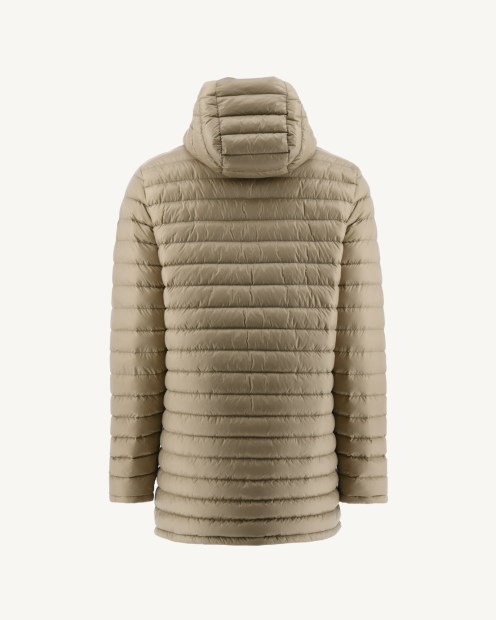 Chaqueta Acolchada Ligera Reversible Militar/beige Amsterdam Jott