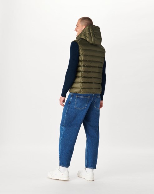 Chaqueta De Plumón Sin Mangas De Frío Extremo Del Ejército Jot Plateado