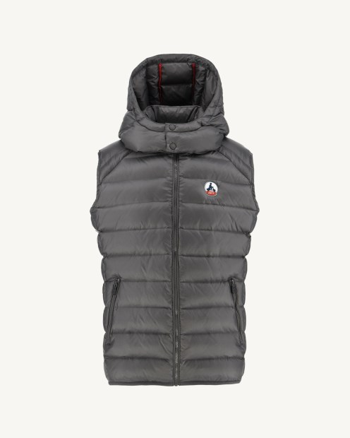 Chaqueta De Plumas Sin Mangas Jott Anthracite Extreme Cold Plata