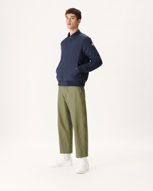 Chaqueta De Plumón Reversible Jott Marine/rouge Bombay