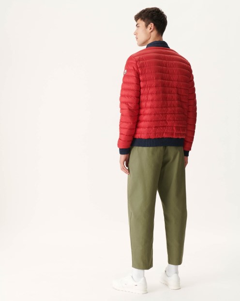 Chaqueta De Plumón Reversible Jott Marine/rouge Bombay