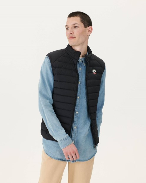 Chamarra Acolchada Elástica Sin Mangas Jott Black Arafo