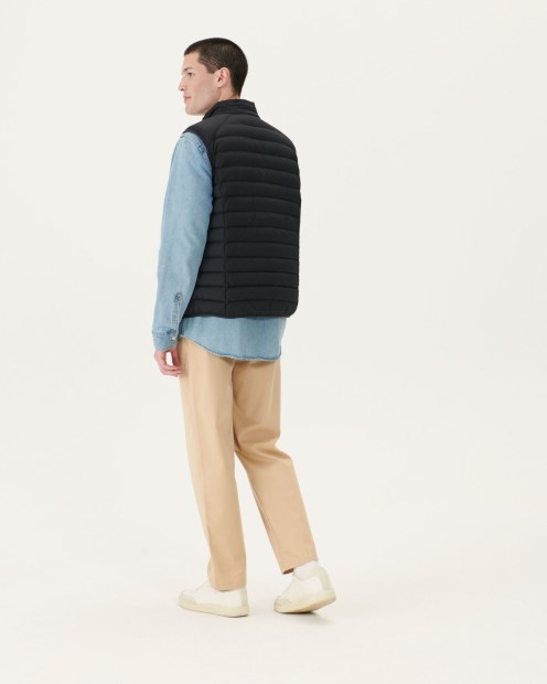 Chamarra Acolchada Elástica Sin Mangas Jott Black Arafo