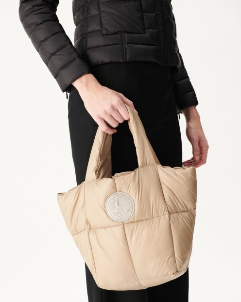 Bolsa De Compras Beige Kaya Jott
