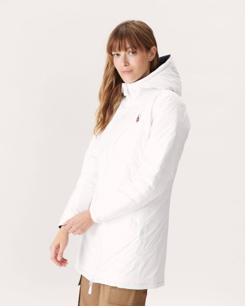 Anorak Ligero Reversible Jott Blanc/marine Moscou