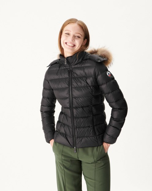 Jott Chaqueta De Plumón Con Capucha Para Frío Extremo Noir Luxe