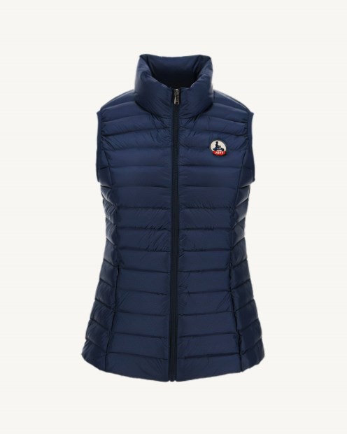 Anorak Jott Light Sin Mangas Azul Abysse Seda