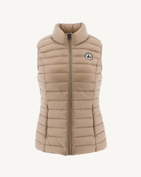 Anorak Jott Light Sin Mangas Beige Seda