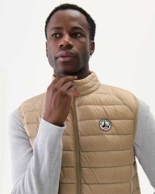 Chaqueta Sin Mangas Beige Jott Tom