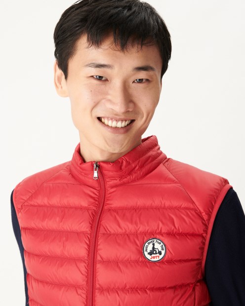 Chaqueta Sin Mangas Roja Tom Jott