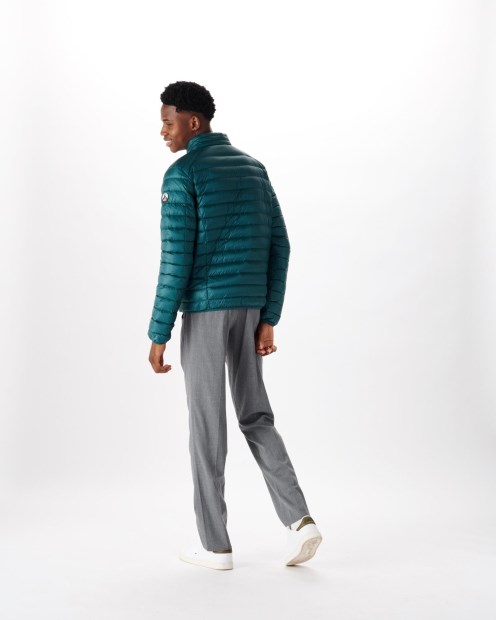 Chaqueta Ligera De Plumón Jott Verde Oscuro Mate