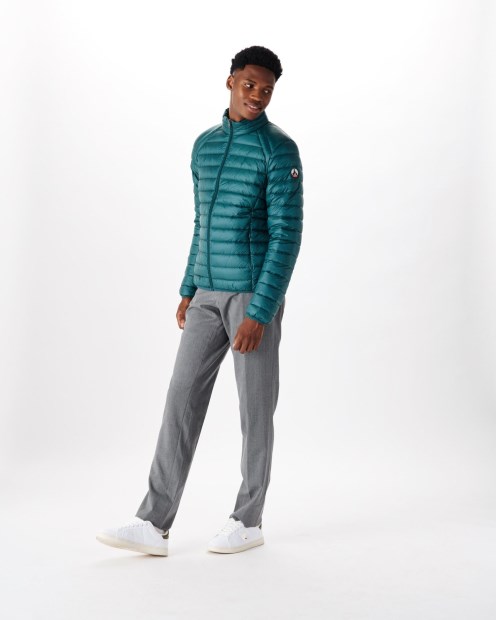 Chaqueta Ligera De Plumón Jott Verde Oscuro Mate