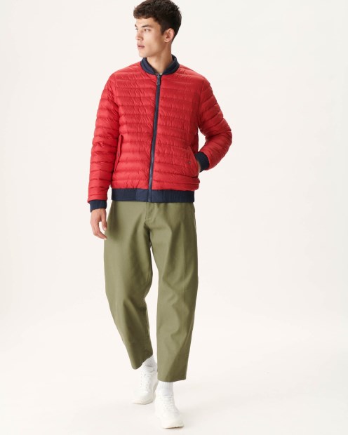 Plumífero Reversible Azul Marino/rojo Bombay Jott