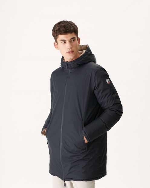 Plumífero Ligero Reversible Negro/beige Amsterdam Jott