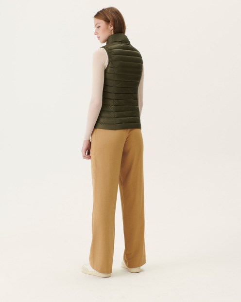 Chaqueta Ligera Sin Mangas Jott Army Seda