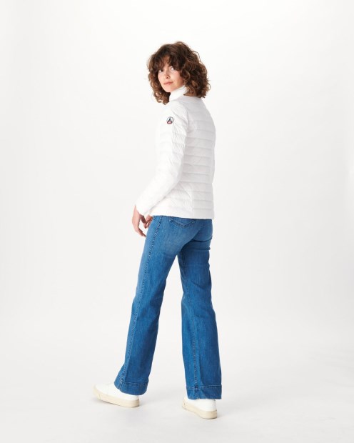 Chaqueta De Plumón Ligera Blanca Cha Jott