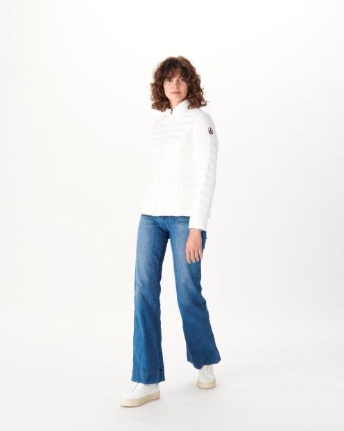 Chaqueta De Plumón Ligera Blanca Cha Jott