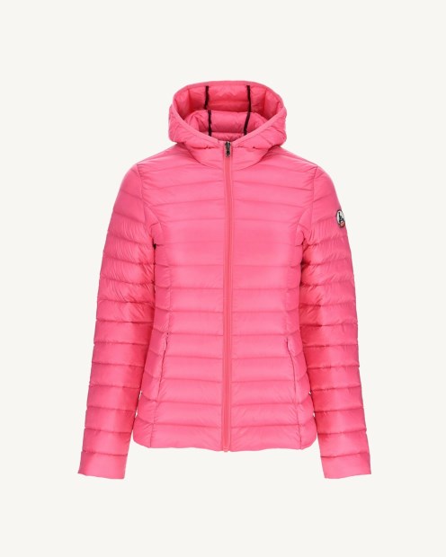 Chaqueta Ligera Con Capucha Rosa Cloe Jott
