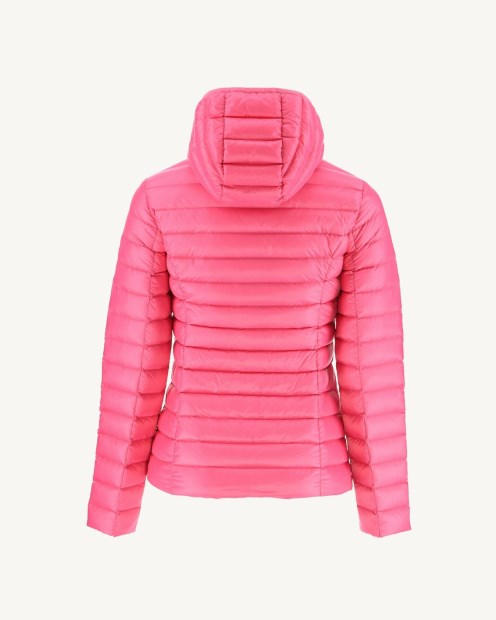 Chaqueta Ligera Con Capucha Rosa Cloe Jott