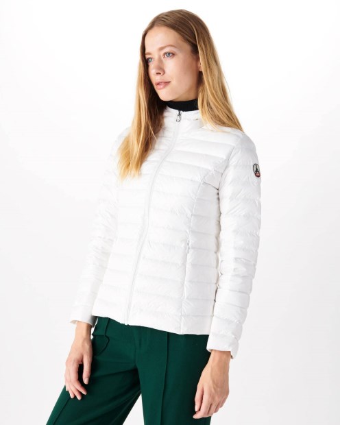 Chaqueta Ligera Con Capucha Blanca Cloe Jott