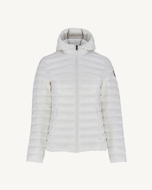 Chaqueta Ligera Con Capucha Blanca Cloe Jott