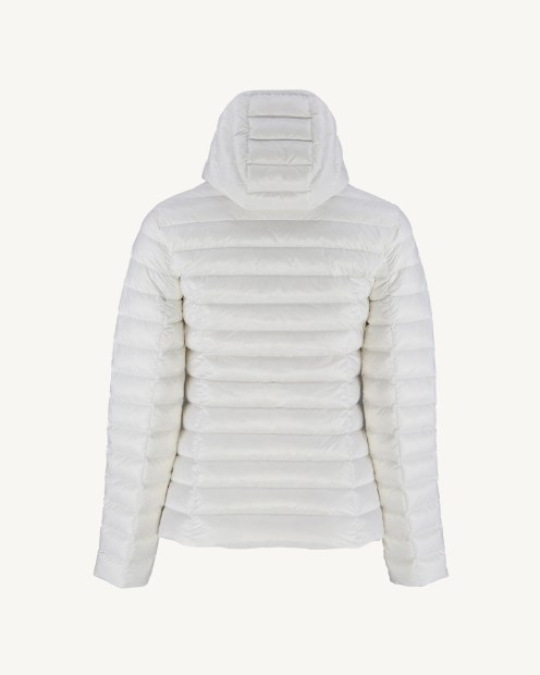 Chaqueta Ligera Con Capucha Blanca Cloe Jott