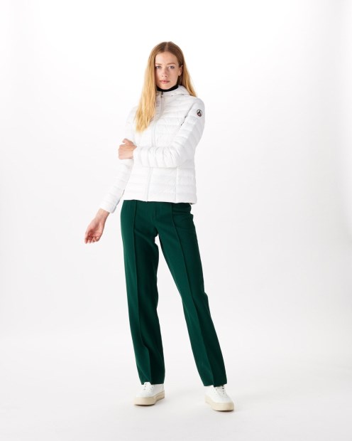 Chaqueta Ligera Con Capucha Blanca Cloe Jott