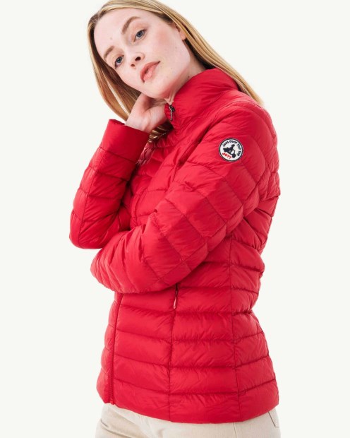 Chaqueta De Plumón Ligera Roja Cha Jott