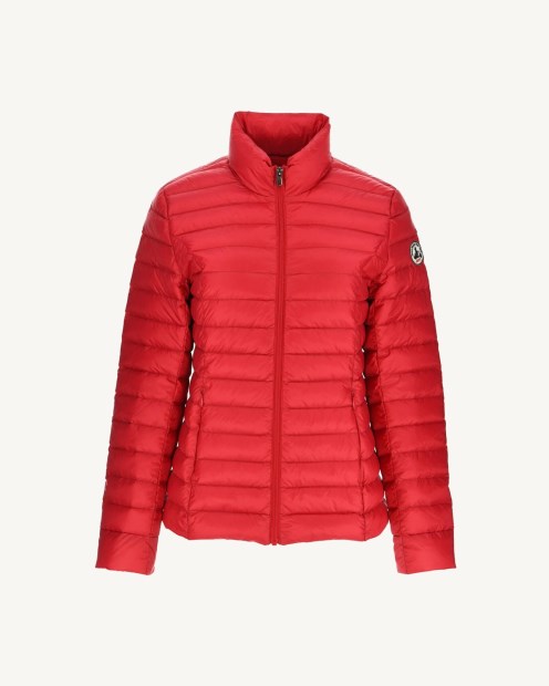 Chaqueta De Plumón Ligera Roja Cha Jott